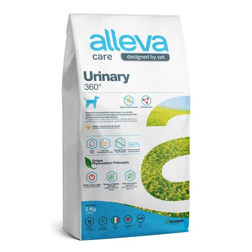 Аллева Уринари для собак (Alleva Care Adult Dog Urinary 360°), 2кг