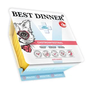 Бест Диннер Гастро для кошек (Best Dinner Gastrointestinal) паштет с Курицей, 100 г