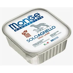 Монж Монопротеин для собак (​Monge Monoprotein) паштет из ягненка, 150г