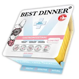 Бест Диннер для собак Гастро LOW FAT (Best Dinner Gastro Intestinal) с низким содержанием жира, паштет с индейкой, 100 г