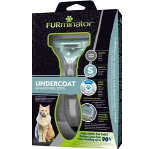 Инструмент FURminator S для маленьких кошек c длинной шерстью петдог