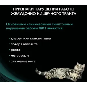 Про План Гастро для кошек (Gastrointestinal) при нарушении пищеварения, 1,5 кг