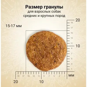 Крафтия для собак средних и крупных пород Лосось и сельдь (Craftia NATURA), уп 2 кг