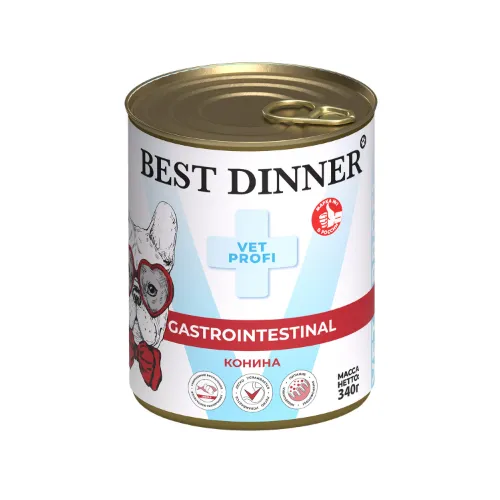 Бест Диннер для собак Гастроинтестинал (Best Dinner Gastro Intestinal) Конина 340 г.