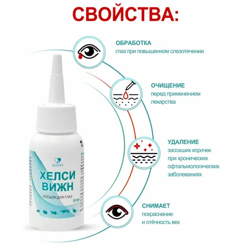 Хелси Вижн лосьон для глаз, фл 50 мл