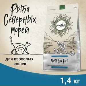 Крафтия для кошек из Рыбы северного моря (CRAFTIA HARMONA), уп 1,4 кг