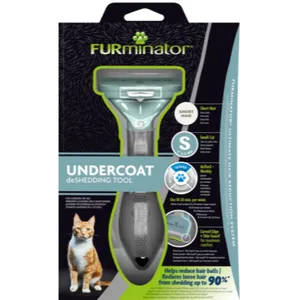 Инструмент FURminator S для маленьких кошек c короткой шерстью петдог