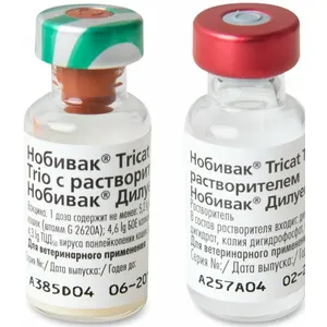 Нобивак Трикет (Nobivac Tricat Trio) вакцина  + растворитель 1 доза петдог