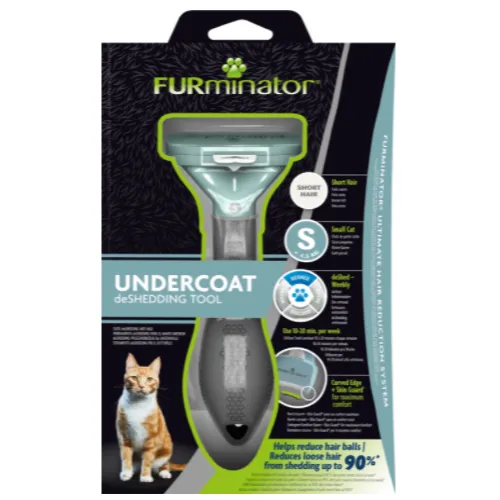 Инструмент FURminator S для маленьких кошек c короткой шерстью петдог