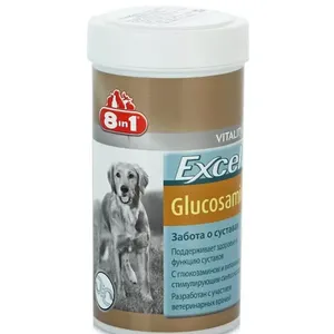 8 в 1 Глюкозамин забота о суставах для собак , банка 55 таб. петдог