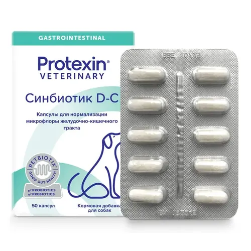 Синбиотик DC (ProtexinSynbiotic D-C)  1  блистер, 10 капсул.