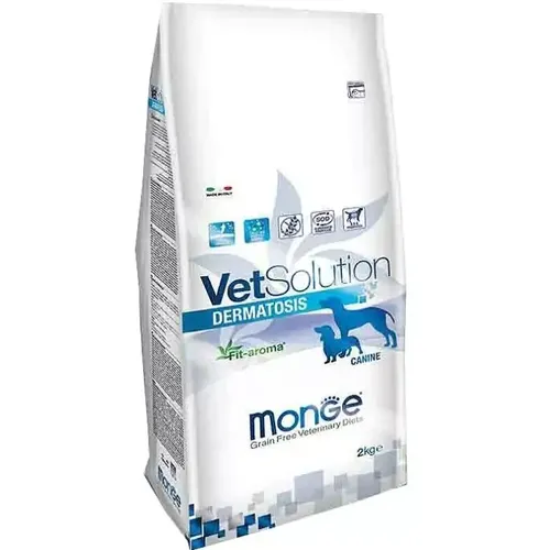 Монж Дерматозис (Monge Dermatosis), диета для собак при аллергии и дерматологических заболеваниях, 2 кг петдог