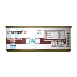 Бест Диннер для собак Гепатик c Курицей (Best Dinner Hepatic), 100 г