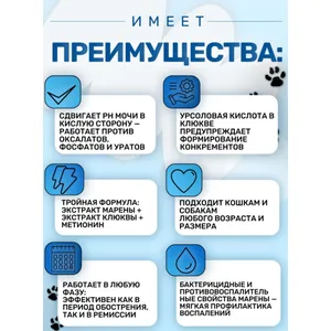 Amstrel URO-UNO комплекс для профилактики мочекаменной болезни у кошек и собак (Амстрел Уро-Уно), 25 мл