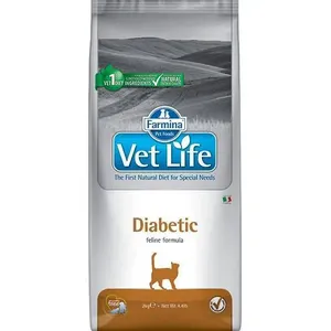 Farmina Vet Life Diabetic корм для кошек при сахарном диабете , уп. 400 г петдог