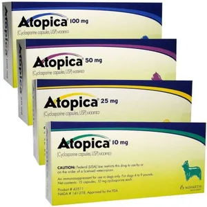 Атопика 10 мг, уп. 15 капсул петдог