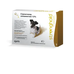 Стронгхолд 60 мг для собак массой от 5,1 до 10 кг,  цена за 1 пипетку петдог