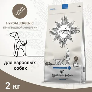 Крафтия Гипо для собак всех пород (Craftia Hypoallergenic Derm) при пищевой аллергии, 2 кг