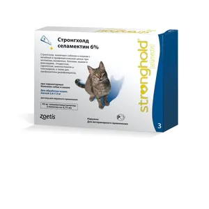Стронгхолд 45 мг для кошек массой от 2,6 до 7,5 кг,  цена за 1 пипетку петдог