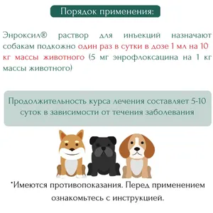 Энроксил 5% раствор для инъекций, фл. 100 мл