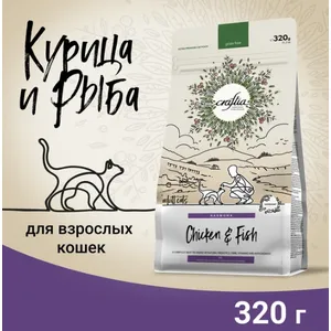 Крафтия для кошек из Курицы и рыбы (Craftia HARMONA), уп 320 г