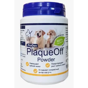 Плак Офф средство для профилактики зубного камня у кошек и собак (ProDen PlaqueOff), банка 40 г