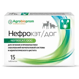 НефроКэт/Дог для кошек и собак, уп 15 таб