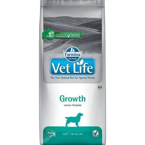 Farmina Vet Life Growth - корм для щенков при нарушениях роста и развития уп. 2 кг петдог